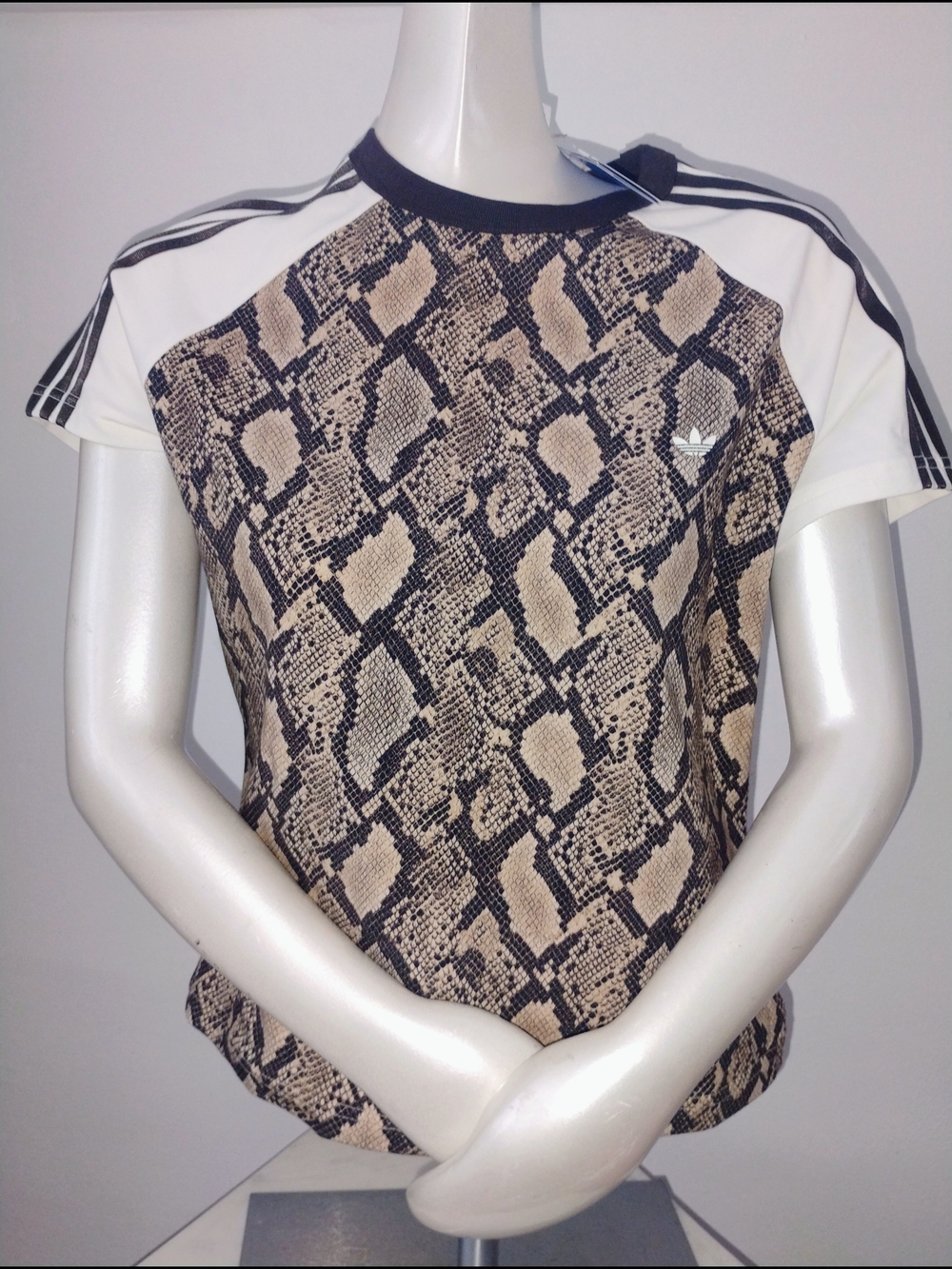 adidas Women's Snake Print Cali Tee